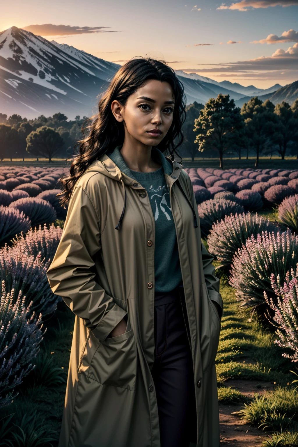 ((masterpiece, best quality))
<lora:add_detail:0.7>
 <lora:AWSaga:0.8>
AWSaga, 1girl, solo, long hair, lavender field, evening, romantic and enchanting with a soft purple glow during sunset