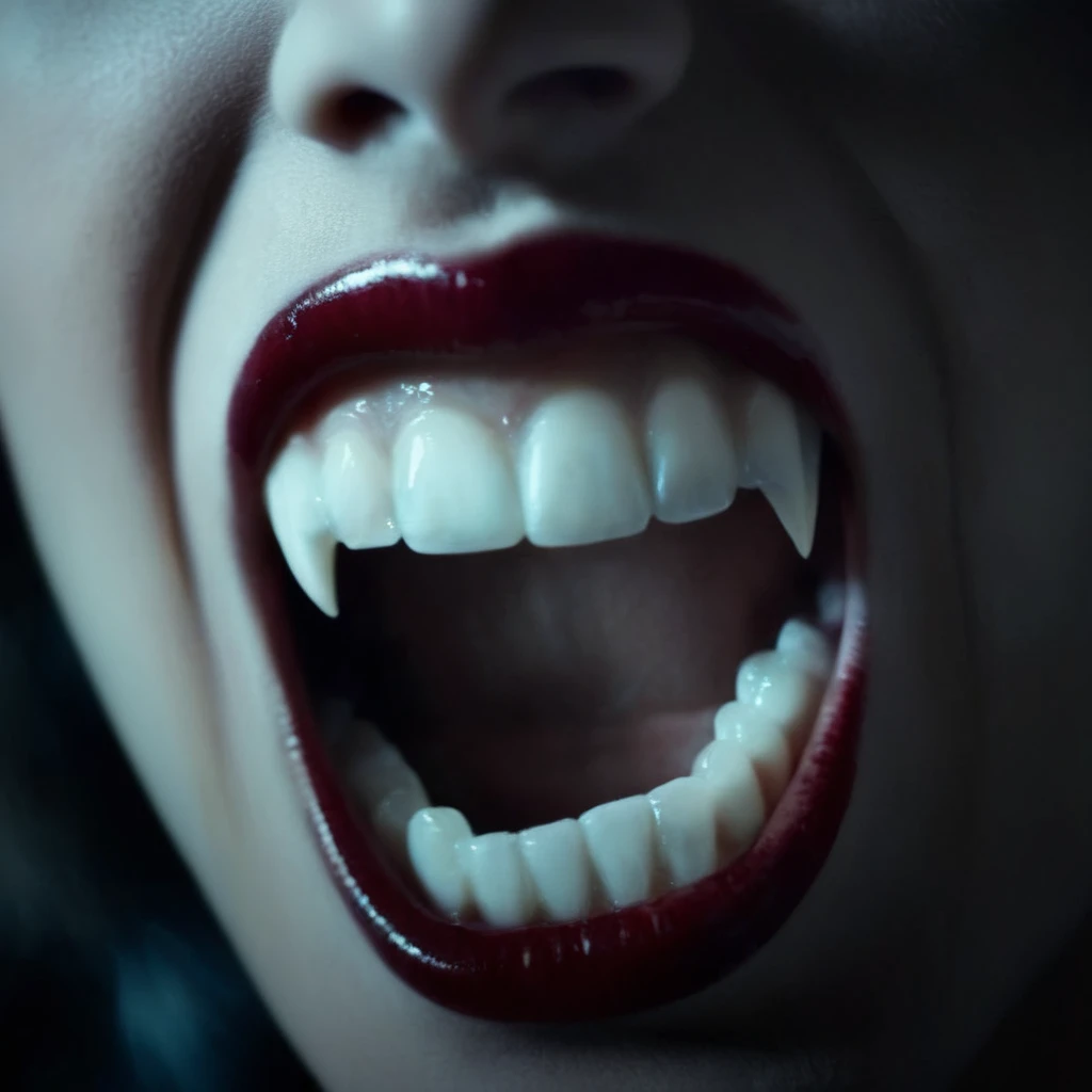cinematic film still of <lora:64_vampire fangs teeth:1> vampire fangs teeth Cinematic Film Look
a vampire woman with teeth open cinematic vampire fangs teeth, shallow depth of field, vignette, highly detailed, high budget, bokeh, cinemascope, moody, epic, gorgeous, film grain, grainy