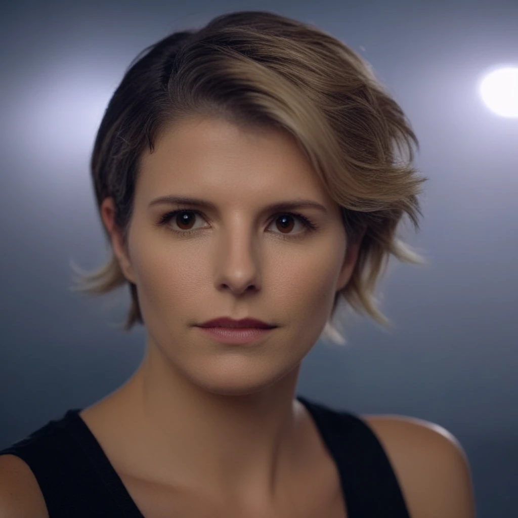 cinematic film still of a woman with a very short hair looks at the camera Cinematic Film Style
<lora:Cory Chase:1> Cory Chase
<lora:Cinematic Film:1>, shallow depth of field, vignette, highly detailed, high budget, bokeh, cinemascope, moody, epic, gorgeous, film grain, grainy