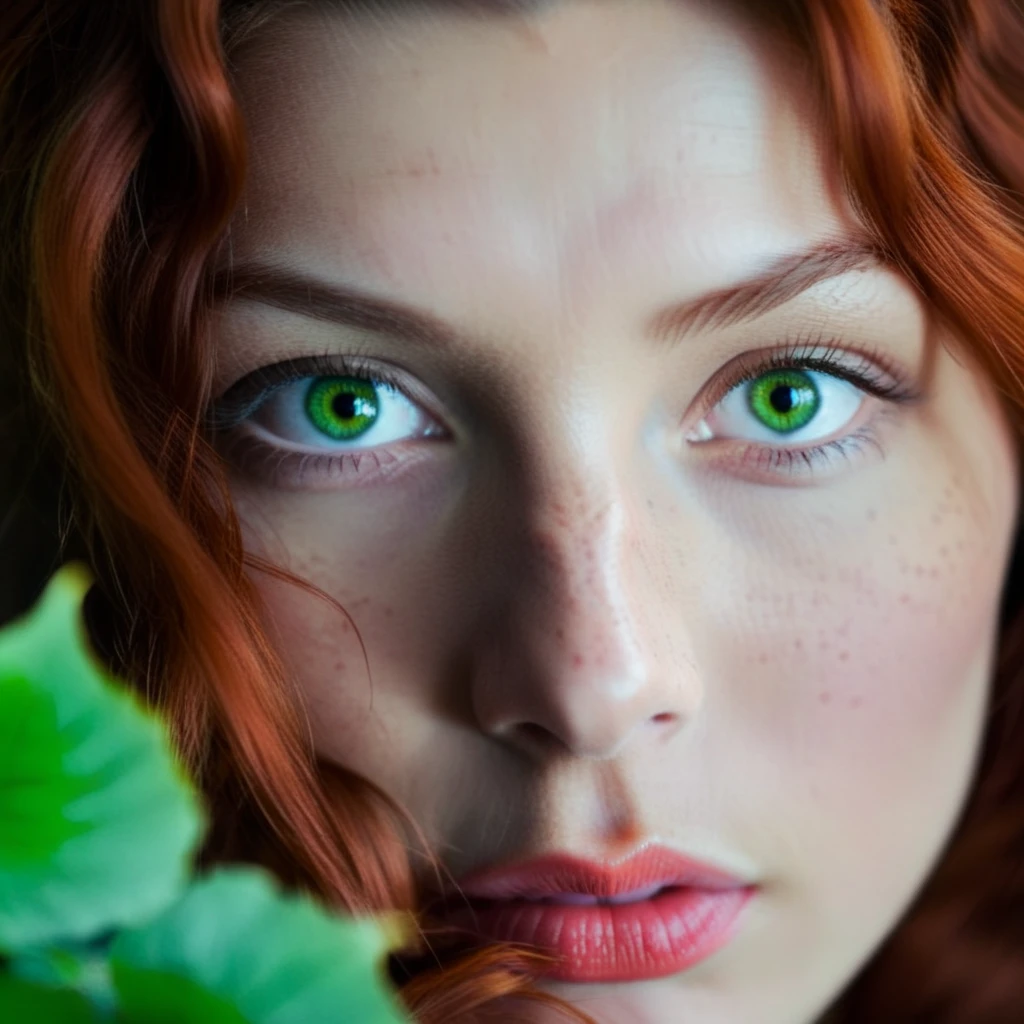 cinematic film still of <lora:Poison Ivy:1.2>
Poison Ivy an extreme closeup of a woman with freckles and green eyes and coral lips and green eyes
<lora:nsfw-xl-2.0:1>, shallow depth of field, vignette, highly detailed, high budget, bokeh, cinemascope, moody, epic, gorgeous, film grain, grainy