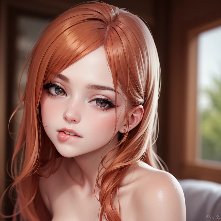 <lora:DDlipbit_v2(tags)-000001:0.75>, lip biting,, masterpiece, best quality, absurdres, highres, 4k, ray tracing, intricate details, highly detailed, (1girl:perfect face, cute, small breasts, long ginger hair, petite)