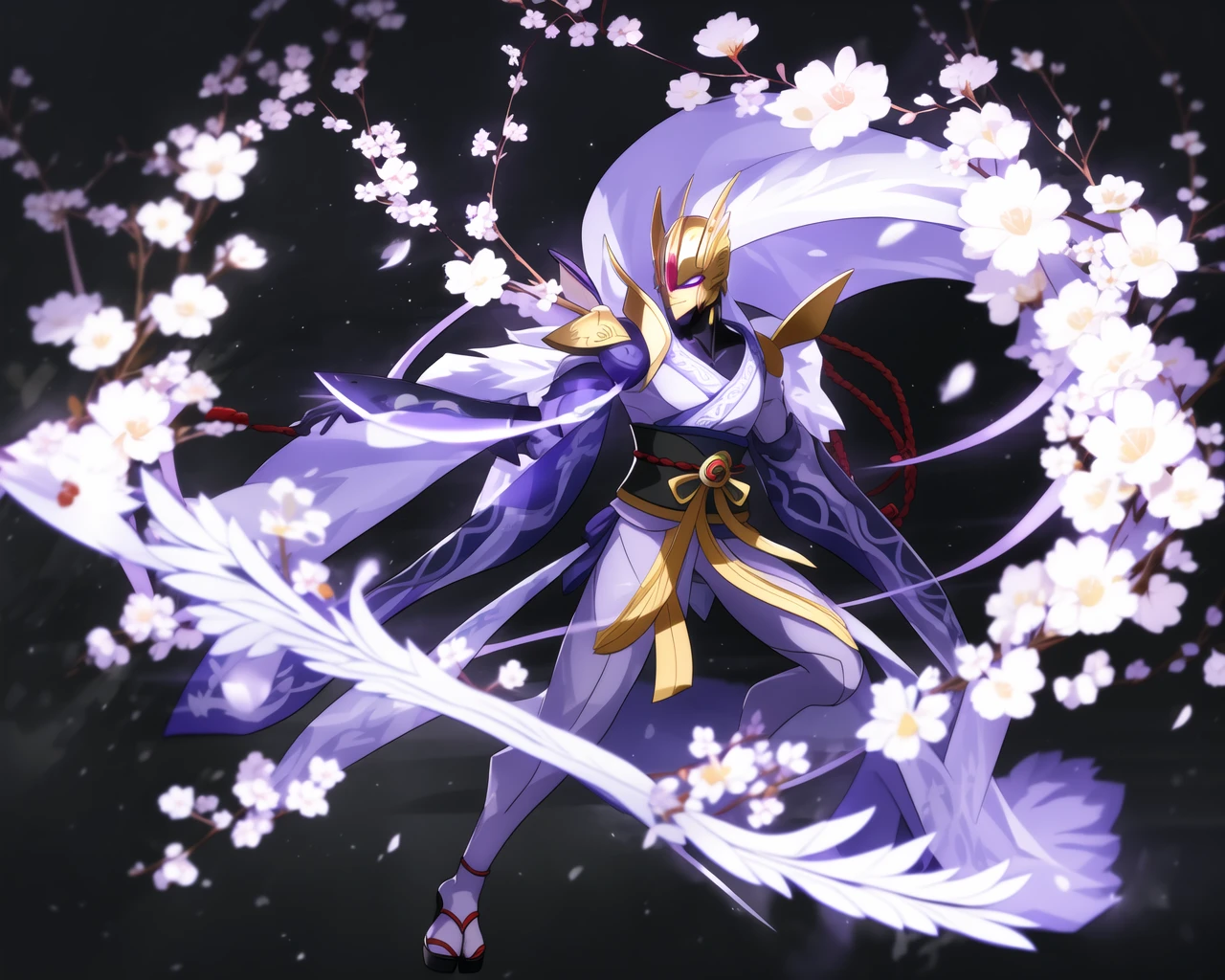 solo,full body,raiden shogun,simple background,black background,ncrender, <lora:NewCentury15V2:1>
