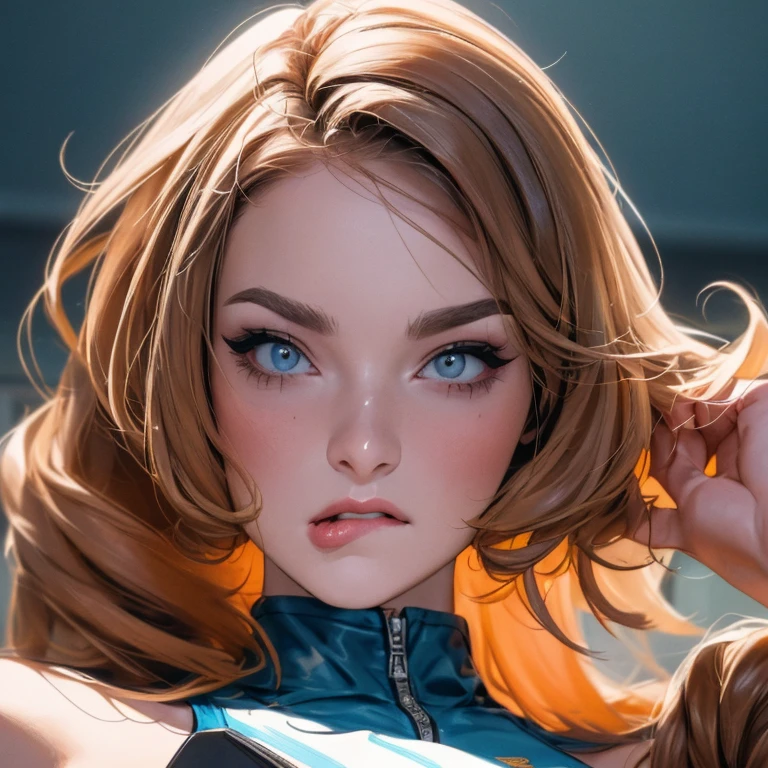 <lora:DDlipbit_v2(pd):0.75>, lip biting,, masterpiece, best quality, absurdres, highres, 4k, ray tracing, intricate details, highly detailed, (1girl:perfect face, cute, small breasts, long ginger hair, petite)