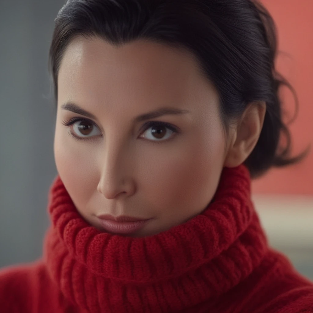 cinematic film still of <lora:Lezley Zen:1>
Lezley Zen
 <lora:Cinematic Film:1>
a woman
with a red sweater and a red sweater Cinematic Film Style, shallow depth of field, vignette, highly detailed, high budget, bokeh, cinemascope, moody, epic, gorgeous, film grain, grainy