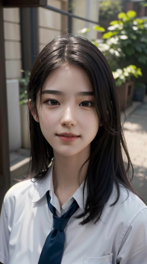 (masterpiece), (best quality:1.0), (ultra highres:1.0), (detailed face, detailed eyes, detailed skin, ray tracing, subsurface scattering:1.1), smile,, (medium full shot:1.1), <lora:acjcv2:0.4> 1girl, sgrean, looking at viewer, acjc, school uniform, blue neck tie, medium breasts, 8K, 8k uhd, dslr, Nikon Z9, soft lighting, high quality, film grain, ((cinematic look)), soothing tones, insane details, intricate details, hyperdetailed, epic realistic, real picture, intricate details, ultra-detailed, ultra highres, depth field,(photorealistic,realistic:1.2),best quality, realistic, photorealistic, (intricate details:1.2), (delicate detailed), (cinematic light), clear line, sharp focus, realistic face, detailed face unity 8k wallpaper, ultra high res, (photorealistic:1.4)