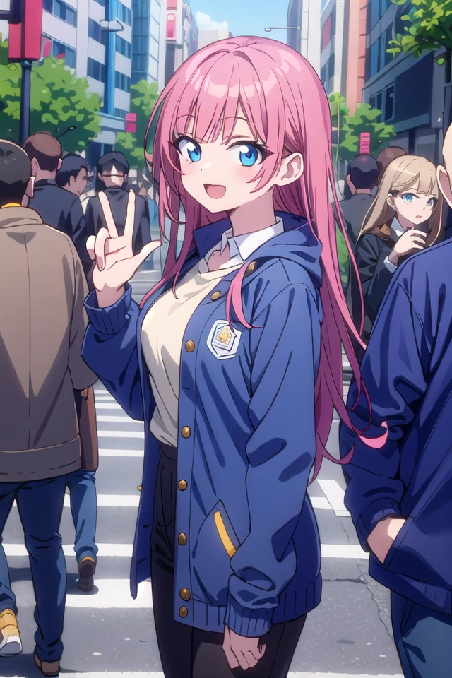 insanely detailed, absurdres, ultra-highres, ultra-detailed, best quality,
1girl, solo, nice hands, perfect hands,
BREAK
maxi coat, long sleeve shirt, chino pants
BREAK
happy smile, laugh, open mouth, standing,
from side,
cute pose, cowboy shot,
BREAK
slender, kawaii, perfect symmetrical face, ultra cute girl, ultra cute face, ultra detailed eyes, ultra detailed hair, ultra cute, ultra beautiful,
BREAK
in harajuku, shibuya, tokyo, street, crowd, cityscape,
BREAK
large breasts,
(red hair, blue eyes), hime cut