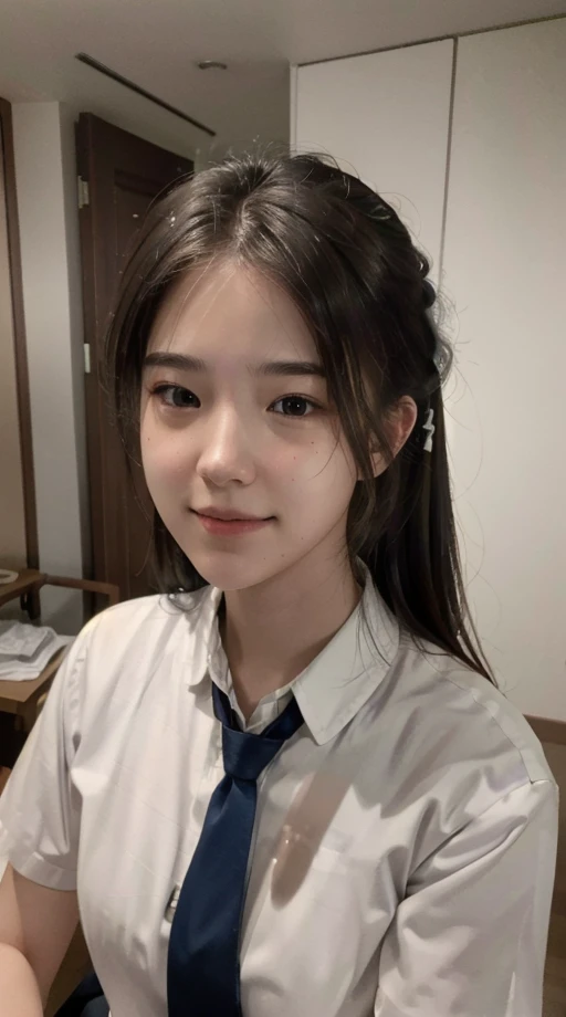 (masterpiece), (best quality:1.0), (ultra highres:1.0), (detailed face, detailed eyes, detailed skin, ray tracing, subsurface scattering:1.1), smile,, (medium shot:1.1), <lora:acjcv2:0.6> 1girl, looking at viewer, acjc, school uniform, blue neck tie, (upper body:1.1), medum breasts,
(monroe, blonde:1.1), <lora:MonroeX:0.6>, 8K, 8k  uhd, dslr, Nikon Z9, soft lighting, high quality, film grain, ((cinematic look)), soothing tones, insane details, intricate details, hyperdetailed, epic realistic, real picture, intricate details, ultra-detailed, ultra highres, depth field,(photorealistic,realistic:1.2),best quality, realistic, photorealistic, (intricate details:1.2), (delicate detailed), (cinematic light), clear line, sharp focus, realistic face, detailed face unity 8k wallpaper, ultra high res, (photorealistic:1.4)