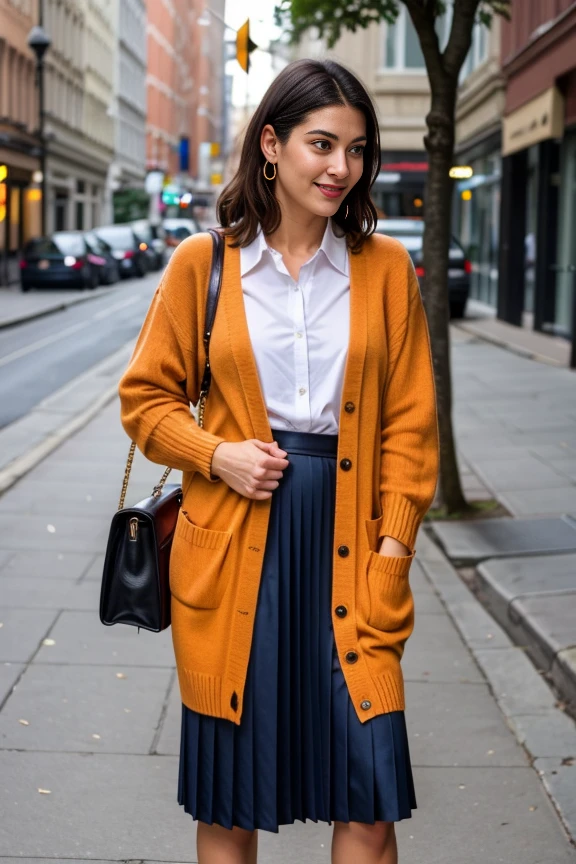 <lora:Cardigan & MiniSkirt By Stable Yogi:0.8> orange cardigan, pleated skirt
<lora:Beautiful Character 2 By Stable Yogi:0.8>