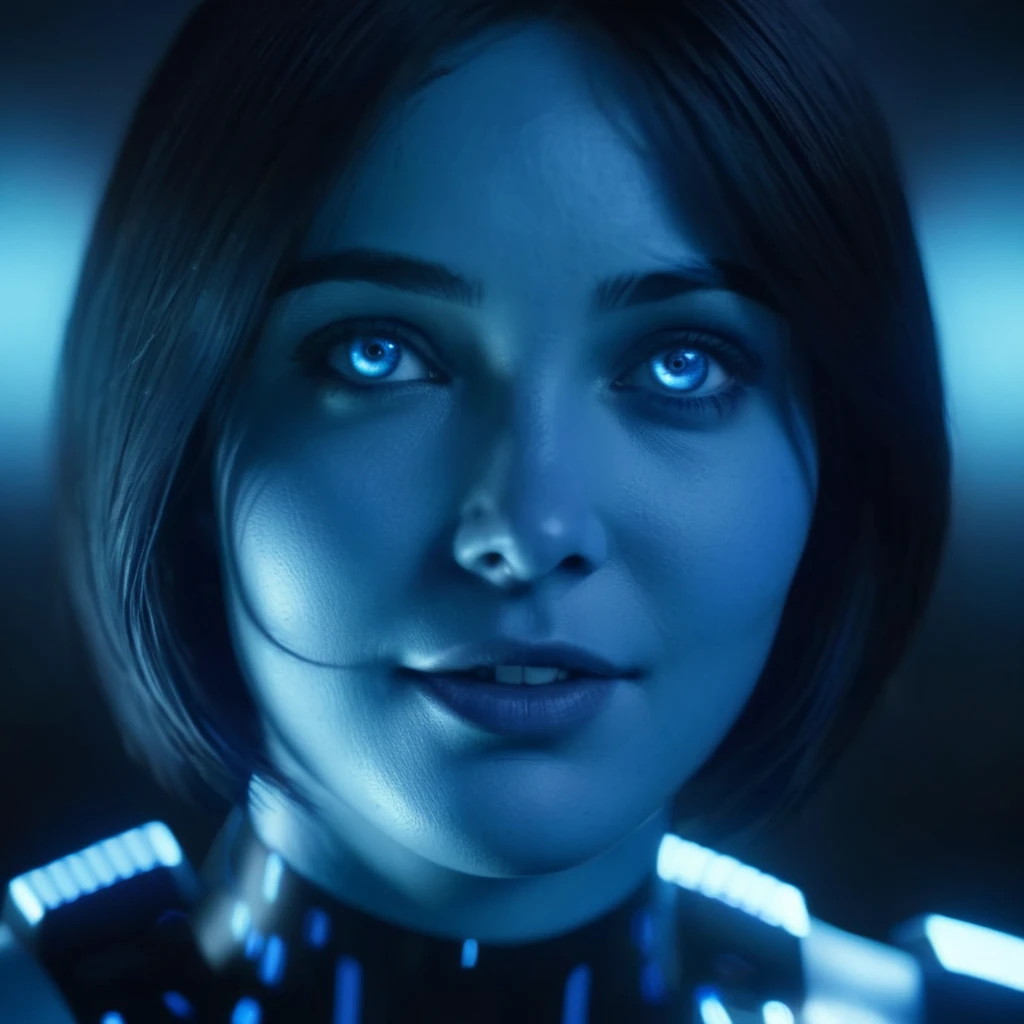 cinematic film still of <lora:Cortana Halo:1>
Cortana Halo a woman with perfect teeth and perfect blue eyes and awesome face is on looking at something, shallow depth of field, vignette, highly detailed, high budget, bokeh, cinemascope, moody, epic, gorgeous, film grain, grainy