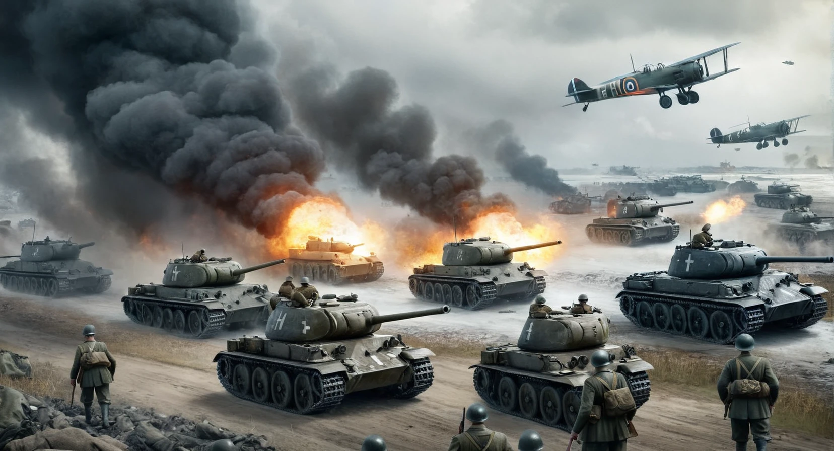 concept art of Company Of Heroes in an epic battlefield 1942 Saving Private Ryan Cinematic Film Style
<lora:Saving Private Ryan Cinematic Film Style:1>
<lora:PerfectEyesXL:1> <lora:lora6:1>
<lora:perfect hands:1>
perfect hands, digital artwork, illustrative, painterly, matte painting, highly detailed