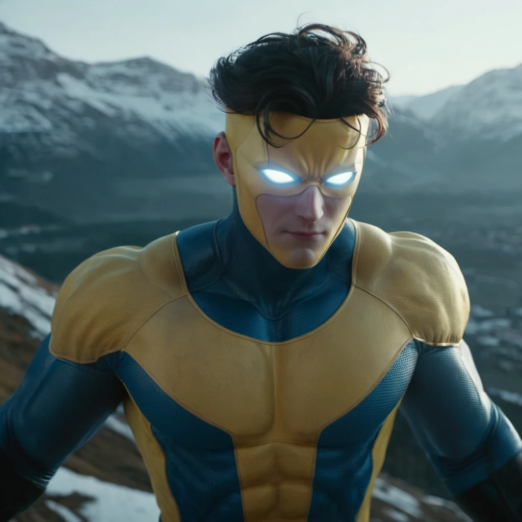 UHD, 4k, ultra detailed, cinematic, a photograph of <lora:Invincible:1.5>
portrait of Invincible on top of a mountain white eyes , epic, beautiful lighting, inpsiring