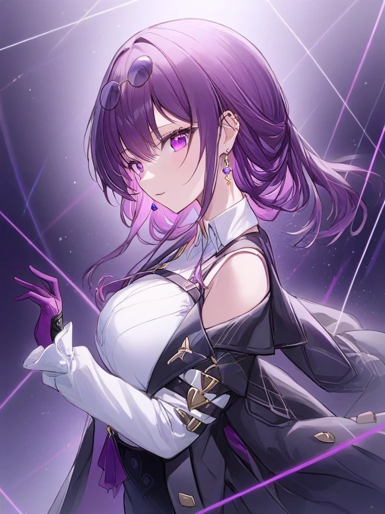 {{Masterpiece, Best Quality, High Solution, Depth-Of-Field, Extremely Detailed CG, Unity 8k Wallpaper, Cinematic Lighting, Lens Flare}} Maximum Clarity And Sharpness, Multi-Layered Textures,
1girl, official, purple eyes, empty eye, shirt, smile, looking at viewer,
tokyo(city), blue sky, beautiful