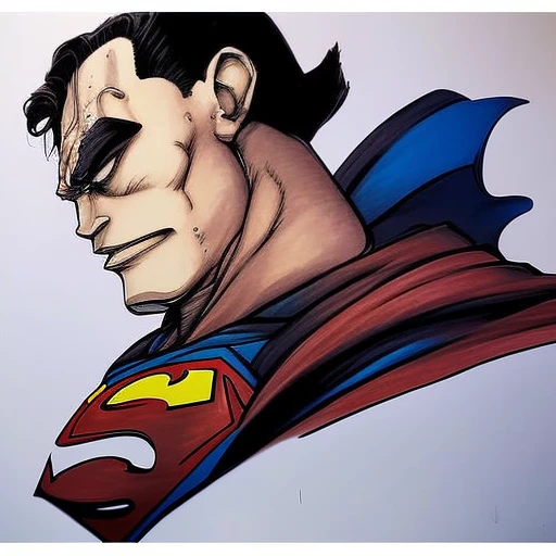 photo of evang person, superman, masterpiece, extremely detailed by Greg Rutkowski