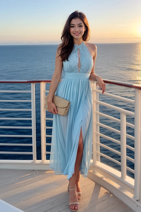 woman, beautiful face, cute, realistic, detailed, scenic view, on cruise, morning, sunrise, full body shot
<lora:DETAIL_SLIDER_BY_STABLE_YOGI:0.5>
<lora:Long Dress 2 By Stable Yogi:0.4>blue long dress