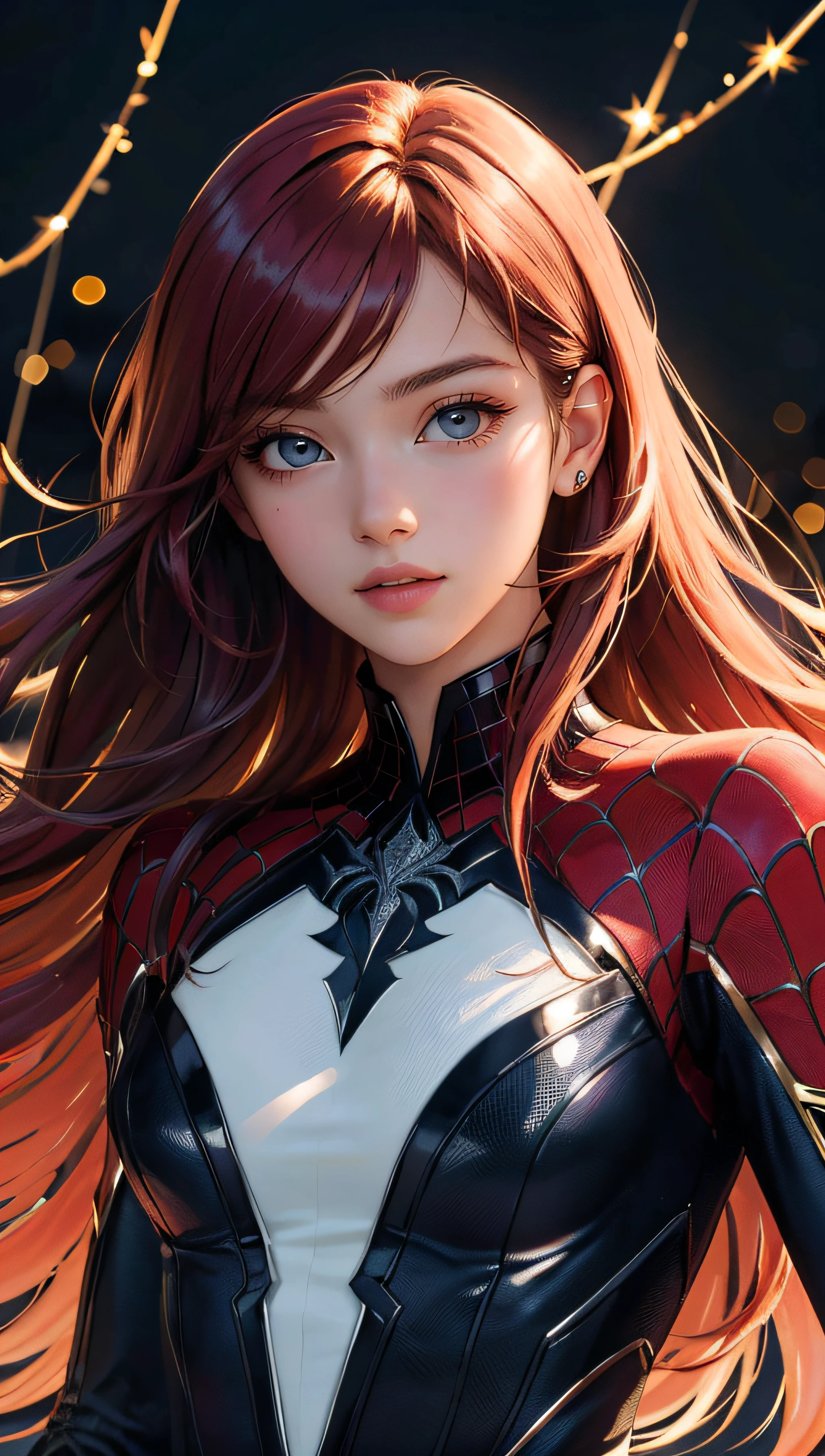 a girl hugging someone, detailed face, beautiful detailed eyes, beautiful detailed lips, long eyelashes, detailed dress, solo, medium breasts, grey background, (best quality,4k,8k,highres,masterpiece:1.2),ultra-detailed,(realistic,photorealistic,photo-realistic:1.37),HDR,UHD,studio lighting,ultra-fine painting,sharp focus,physically-based rendering,extreme detail description,professional,vivid colors,bokeh,portrait