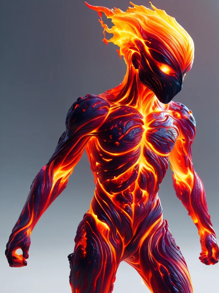 scifi, lava made , translucent, minecraft, nether world , <lora:ral-lava:1> ral-lava
