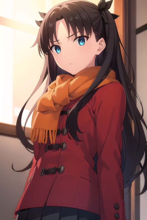 rintohsaka, <lora:rin tohsaka ubw-lora-nochekaiser:1>,
rin tohsaka, aqua eyes, (black hair:1.2), hair ribbon, long hair, ribbon, sidelocks, two side up, (parted bangs:1.5),
BREAK skirt, thighhighs, long sleeves, pleated skirt, black thighhighs, black skirt, scarf, zettai ryouiki, coat, (red coat:1.2), orange scarf,
BREAK indoors, classroom,
BREAK looking at viewer, (cowboy shot:1.5)
BREAK <lyco:GoodHands-beta2:1>, (masterpiece:1.2), best quality, high resolution, unity 8k wallpaper, (illustration:0.8), (beautiful detailed eyes:1.6), extremely detailed face, perfect lighting, extremely detailed CG, (perfect hands, perfect anatomy),