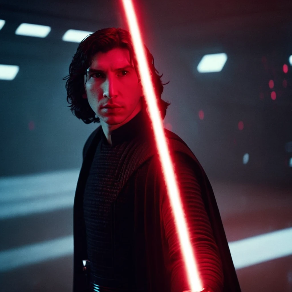 cinematic film still of <lora:Ben Solo:1>
Ben Solo a man with a red light saber in his hand in star wars universe, shallow depth of field, vignette, highly detailed, high budget, bokeh, cinemascope, moody, epic, gorgeous, film grain, grainy
