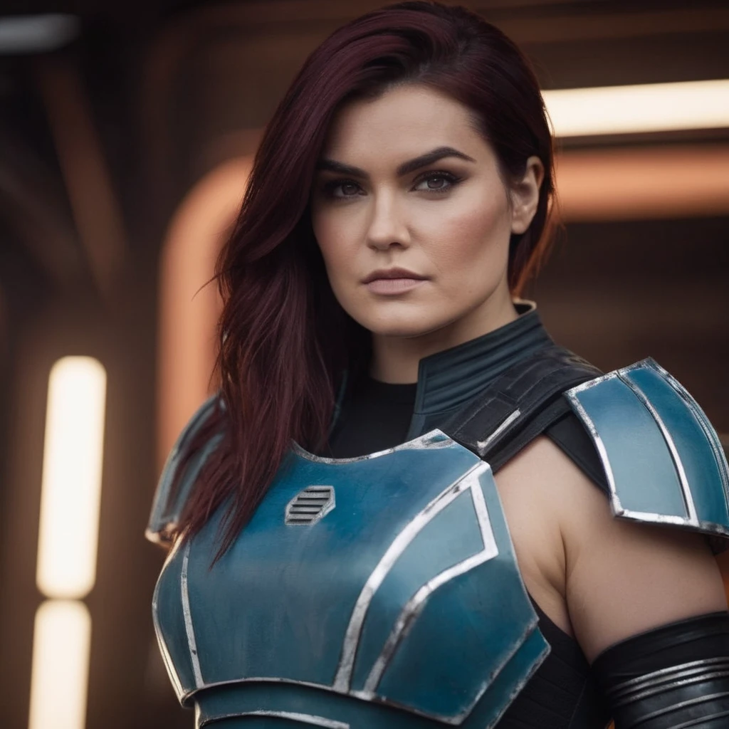 cinematic film still of <lora:Cara Dune:1.2>
Cara Dune a shredded woman in a sexy outfit posing for a picture in star wars universe, shallow depth of field, vignette, highly detailed, high budget, bokeh, cinemascope, moody, epic, gorgeous, film grain, grainy