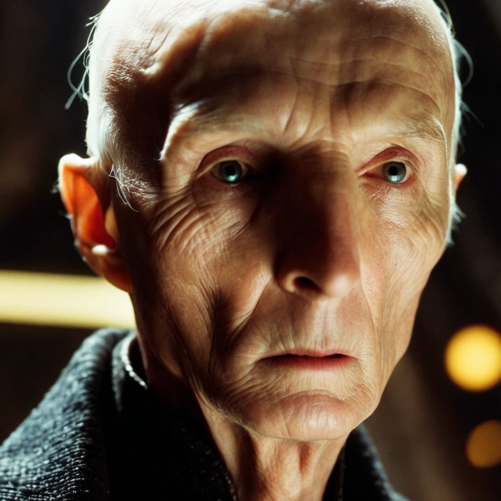cinematic film still of <lora:Snoke:1.2>
Tobin Bell
Snoke a man with a very large head and a very long neck in star wars universe, shallow depth of field, vignette, highly detailed, high budget, bokeh, cinemascope, moody, epic, gorgeous, film grain, grainy