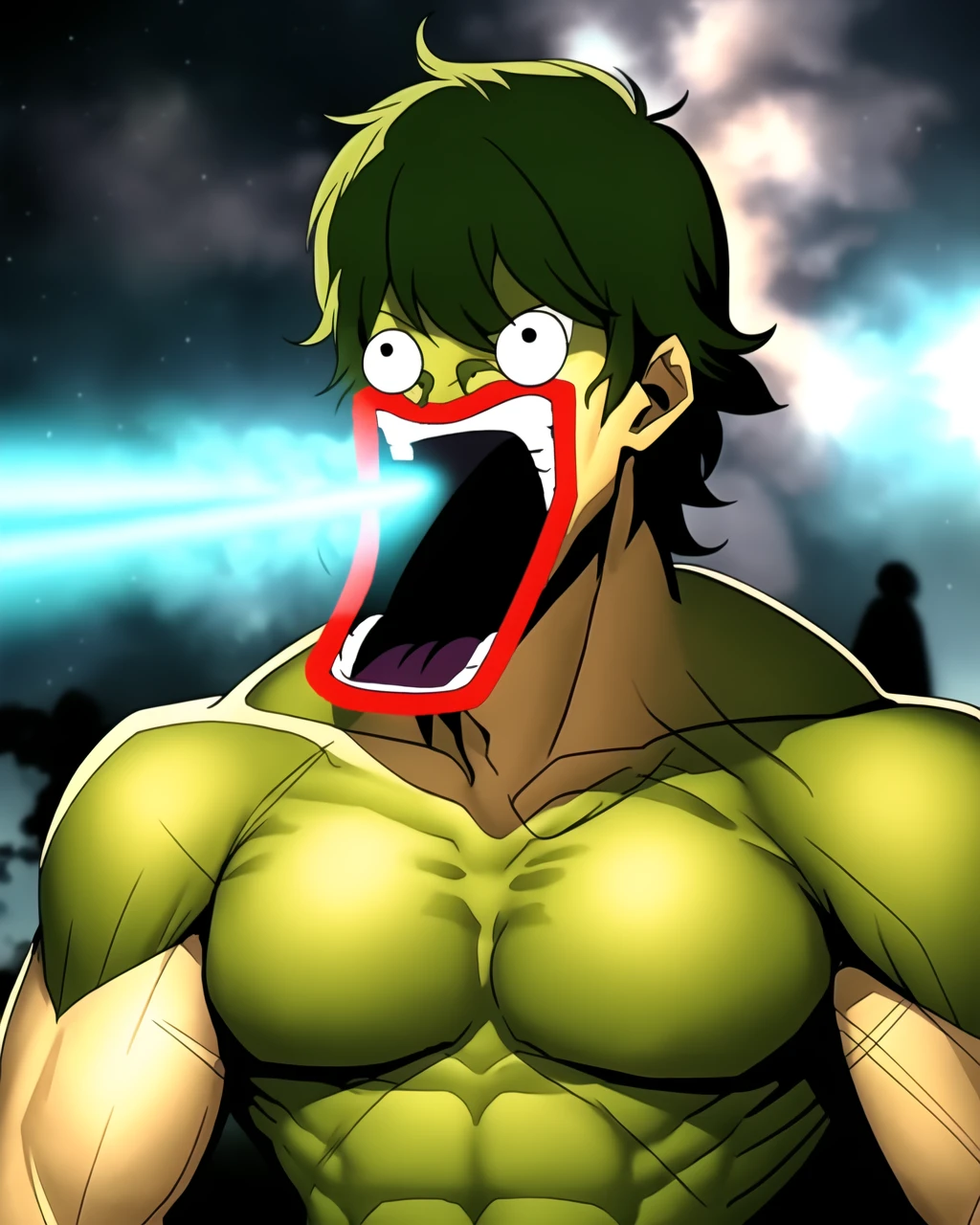 anime screencap,shoopdawoop, shaggy rogers,laser, <lora:Shoopdawoop15:1>