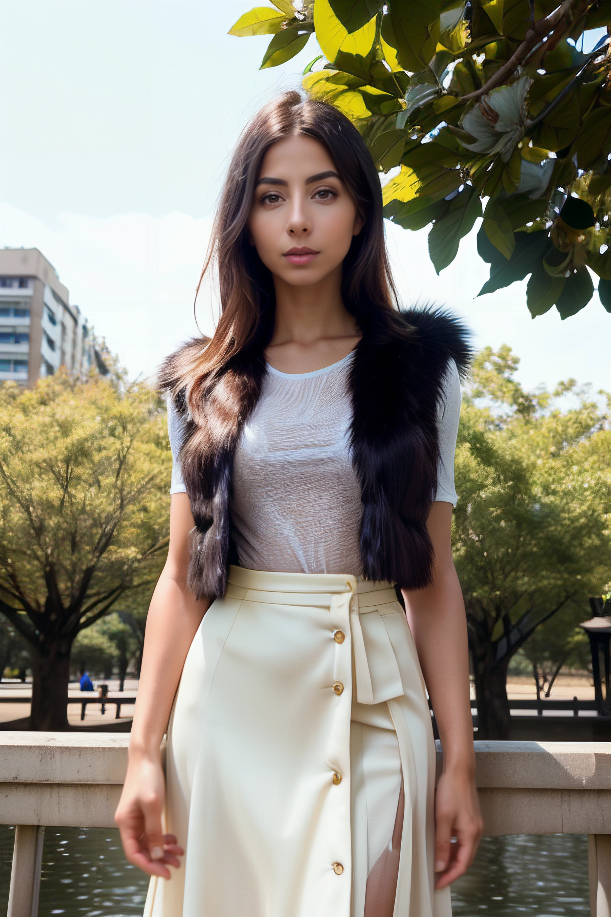 lourdes photodromm
professional photograph
ueno park, flowers, lemon tree, sunny day and sunlight
young woman wearing a linen skirt, fur vest, the looking at viewer,
((video grainyfilm)), natural cinematic lighting, ((professional photo highly defined))
realistic, best quality, photo-realistic
8k, best quality, masterpiece, realistic, photo-realistic
<lora:lophd_v1:1>
