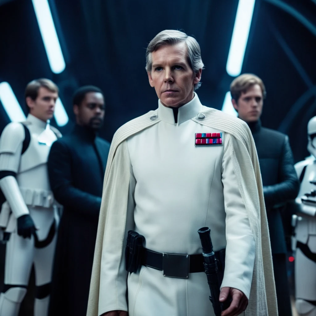 cinematic film still of <lora:Orson Krennic:1.2>
Orson Krennic a man dressed in a star wars costume in star wars universe, shallow depth of field, vignette, highly detailed, high budget, bokeh, cinemascope, moody, epic, gorgeous, film grain, grainy