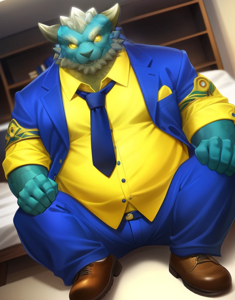 (Housamo) Old teacher lion, dilf, very large and fat lion, huge belly, very large behind,dile, beard, gray mane hair, embarrassed look, high resolution piece, great quality, piece by Housamo.