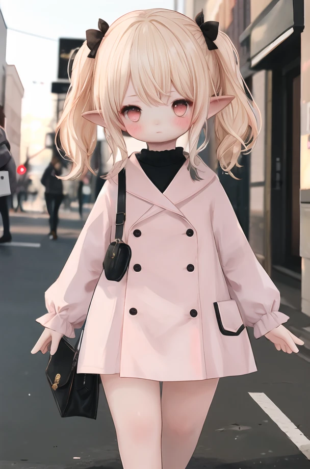 masterpiece, high quality,
blonde hair, red eyes, blush, <lora:lala ver.4(Beta):1> , street, walking,