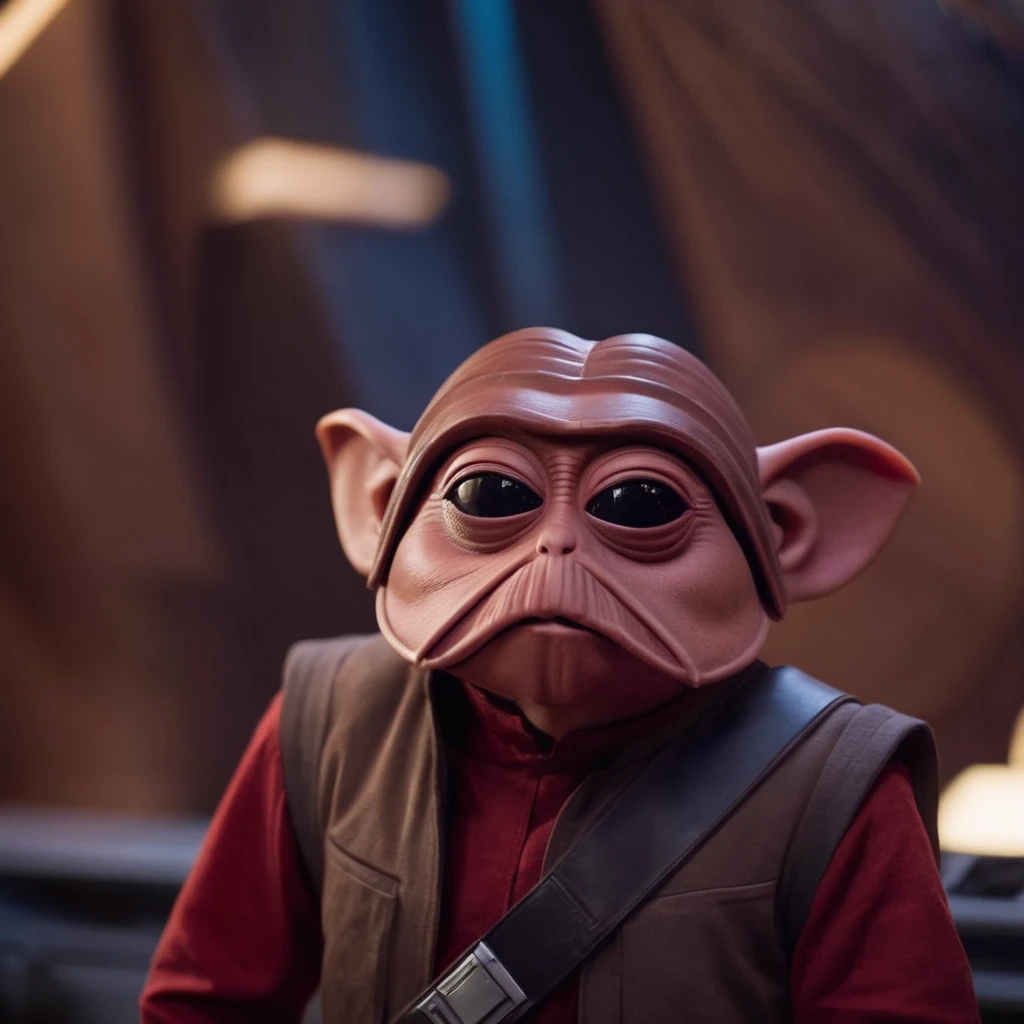 cinematic film still of <lora:Nien Nunb:1.2>
Nien Nunb a person in star wars universe, shallow depth of field, vignette, highly detailed, high budget, bokeh, cinemascope, moody, epic, gorgeous, film grain, grainy