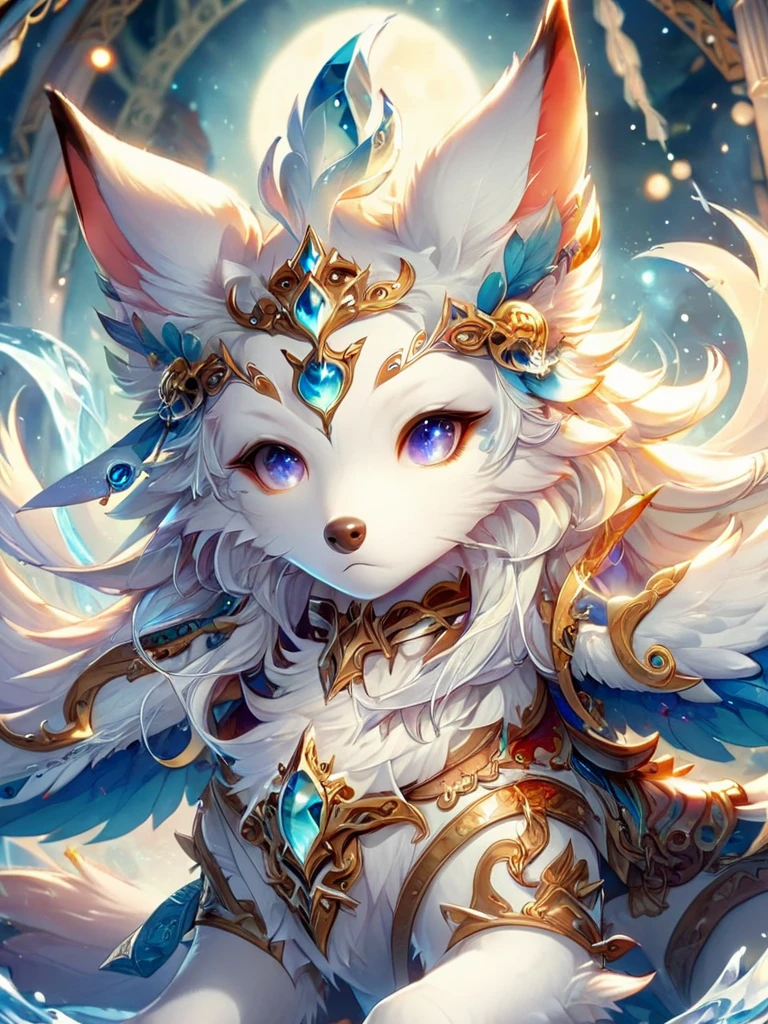 ral-dreamguardian, dream guardian [fire|ice|earth|water],[human|animal], [fox|wolf|animal|bird|dog|dragon] <lora:ral-dreamguardian-sdxl:1>