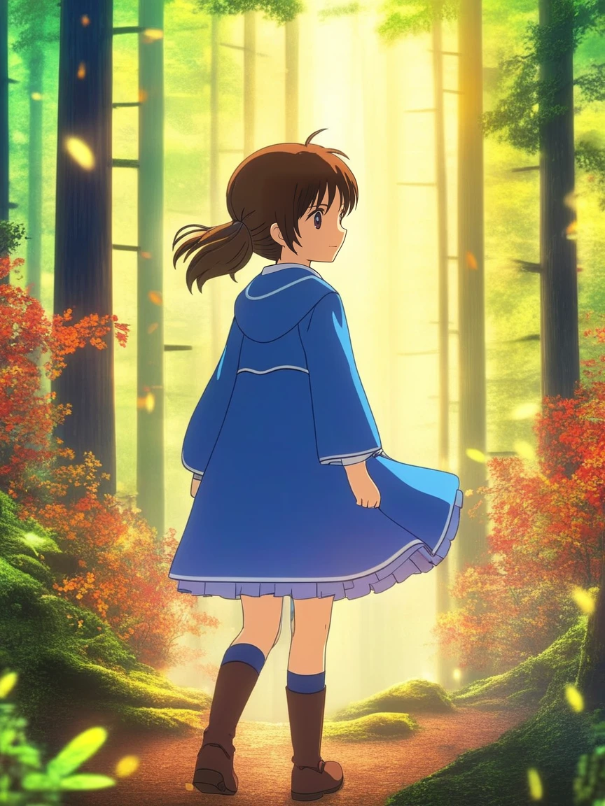 1girl , Forest of Echoes, anime, best quality, (masterpiece,best quality:1.5)