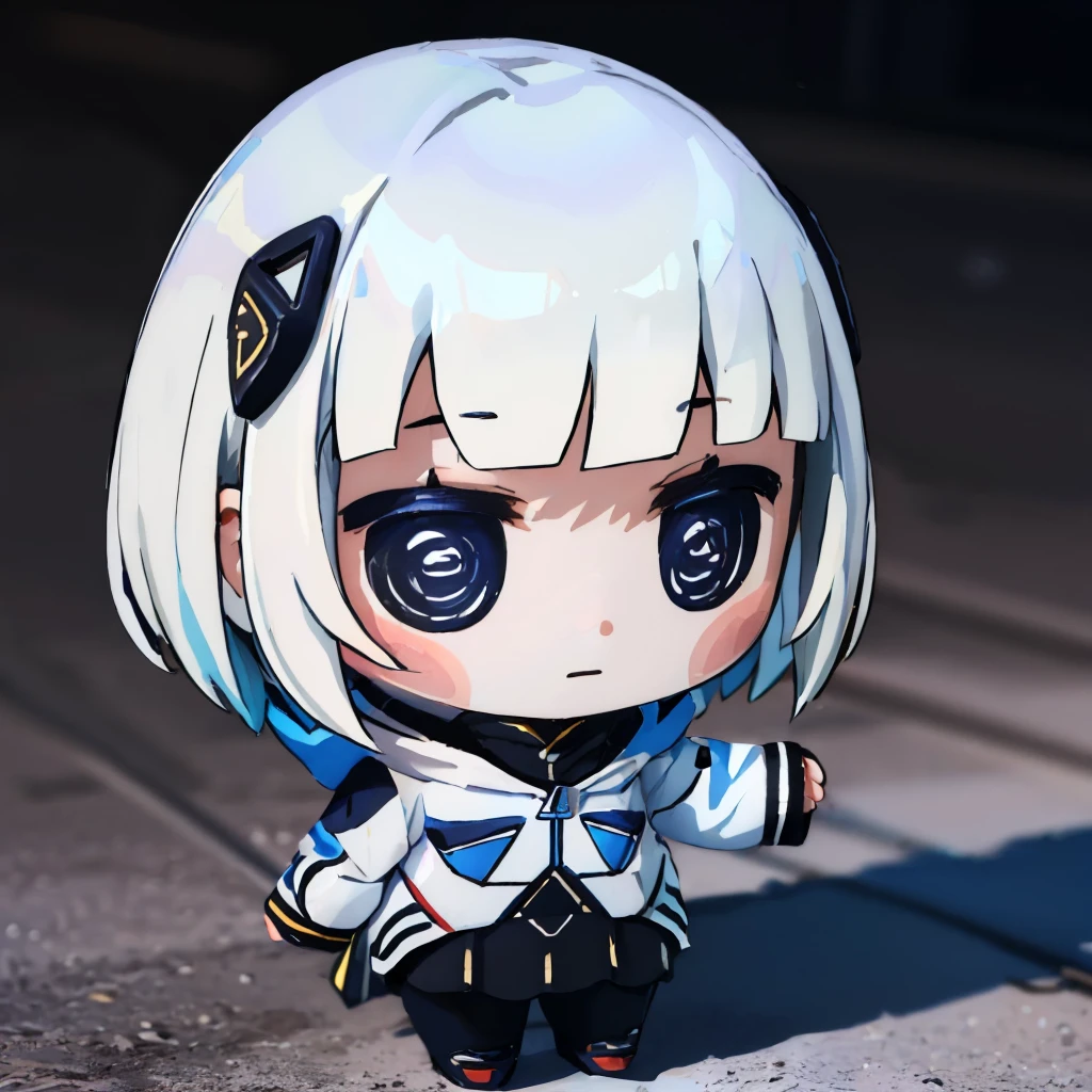 (masterpiece, best quality:1.2), chibi, solo, 1girl, ceviokafu, expressionless, white jacket, hood down, long sleeves <lora:style_beegsmol-07:1> <lora:kamitsubaki_kafu-11:0.8>