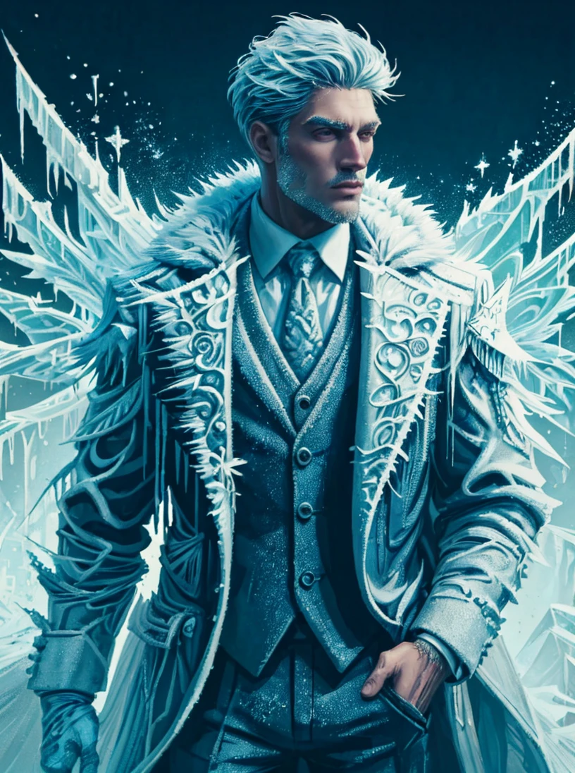 illustration, digital art, 1girl, posing, office suit made of ice and frost, IceFashion, complex green park background, flat colors, painting, trends of artstation, (masterpiece:1.3)
<lora:IceFashion:0.8>
<lora:pytorch_lora_weights:0.8>, , 8k uhd, dslr, soft lighting, high quality, (intricate details:0.9), (hdr, hyperdetailed:1.2)