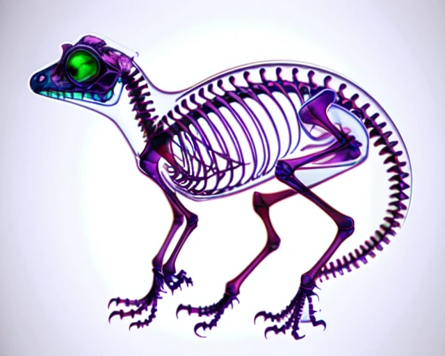 <lyco:X-ray:1.0> x-ray dinosaur