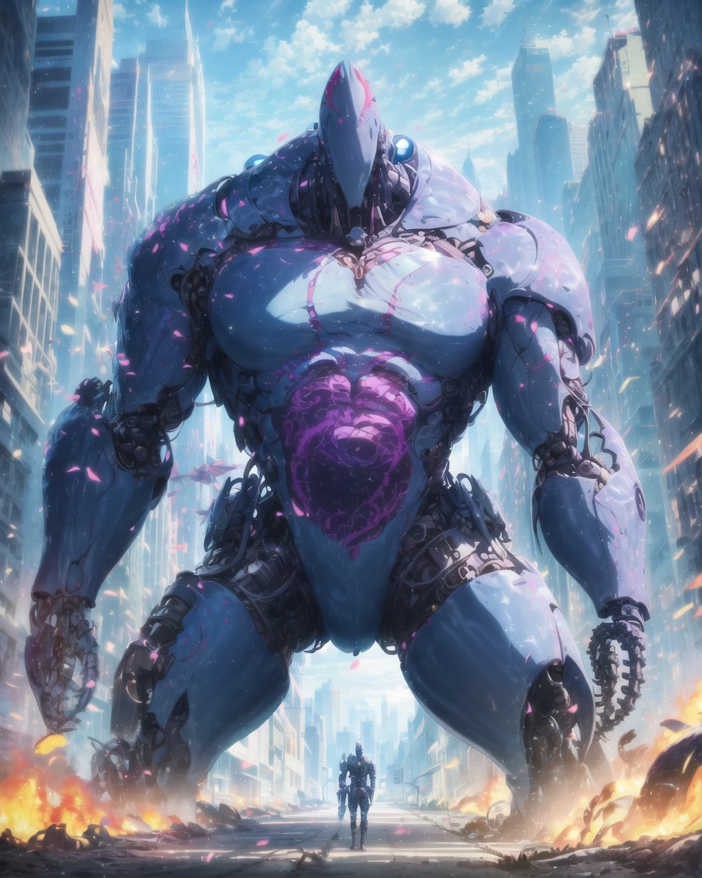 anime,2d,cybermutant,biomechanical,cybernetic enhancements, mechanical limbs,art by studio ghibli,<lora:Fleshmutant15V3:1>, sfw,beautiful, masterpiece, best quality,absurderes,octane render