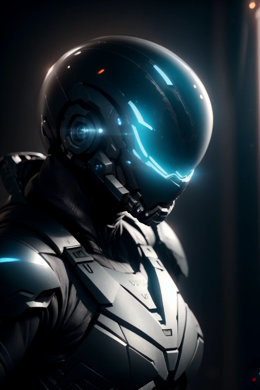 cinematic film still helmet, posing, <lora:space_ranger_4.0:1> . shallow depth of field, vignette, highly detailed, high budget, bokeh, cinemascope, moody, epic, gorgeous, film grain, grainy
