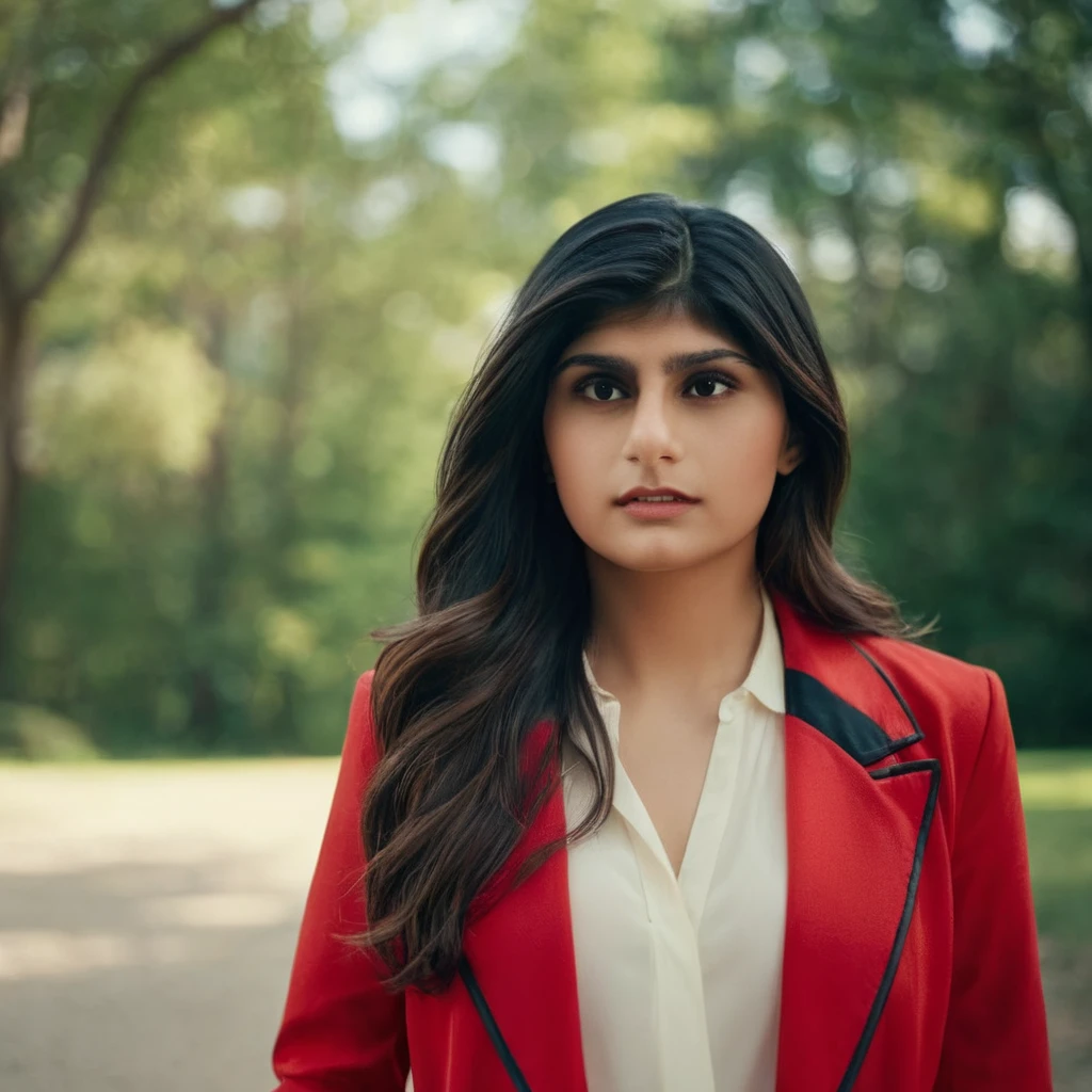 cinematic film still of Perfect Detailed
<lora:Mia Khalifa-000001:1> Mia Khalifa
a woman with long hair and a red jacket cinematic vintage film style, shallow depth of field, vignette, highly detailed, high budget, bokeh, cinemascope, moody, epic, gorgeous, film grain, grainy