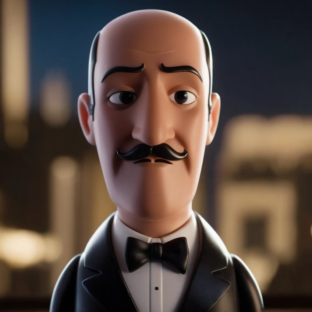 cinematic film still of <lora:Alfred Pennyworth:1.2>
Alfred Pennyworth a cartoon man in a tuxedo and bow tie In Gotham City, shallow depth of field, vignette, highly detailed, high budget, bokeh, cinemascope, moody, epic, gorgeous, film grain, grainy