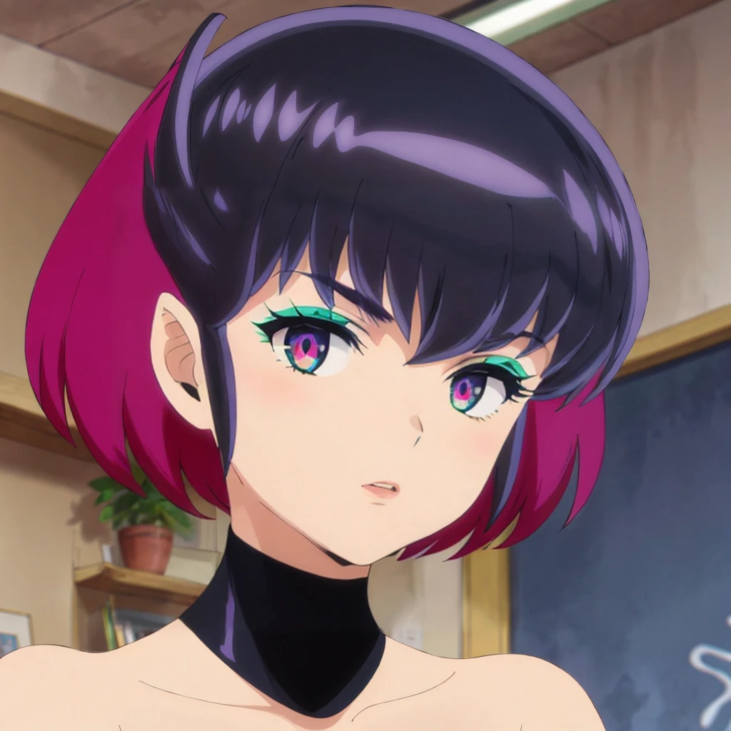 <lora:kurama010:0.7>,<lora:add_detail:1>,<lora:boldline:-0.8>,<lora:noline:0.3>,
looking at viewer,close-up,
amaruK,1girl,solo,
short hair,
collarbonea,indoors,