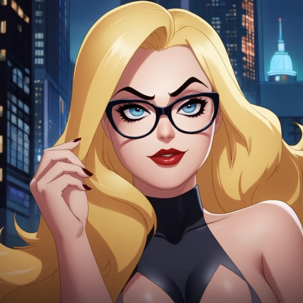 anime artwork of <lora:Harleen Quinzel:1.2>
Harleen Quinzel a naked blonde cartoon woman with glasses and a big breast In Gotham City Universe, anime style, key visual, vibrant, studio anime, highly detailed