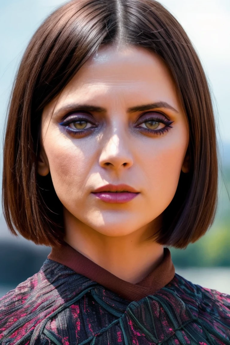 <lora:mondongo_MacarenaGomez:1> mndngwmn, AS-Adult, eyeliner, A stunning intricate full color portrait of a woman, epic character composition, by ilya kuvshinov, alessio albi, nina masic, sharp focus, natural lighting, subsurface scattering, f2, 35mm, film grain