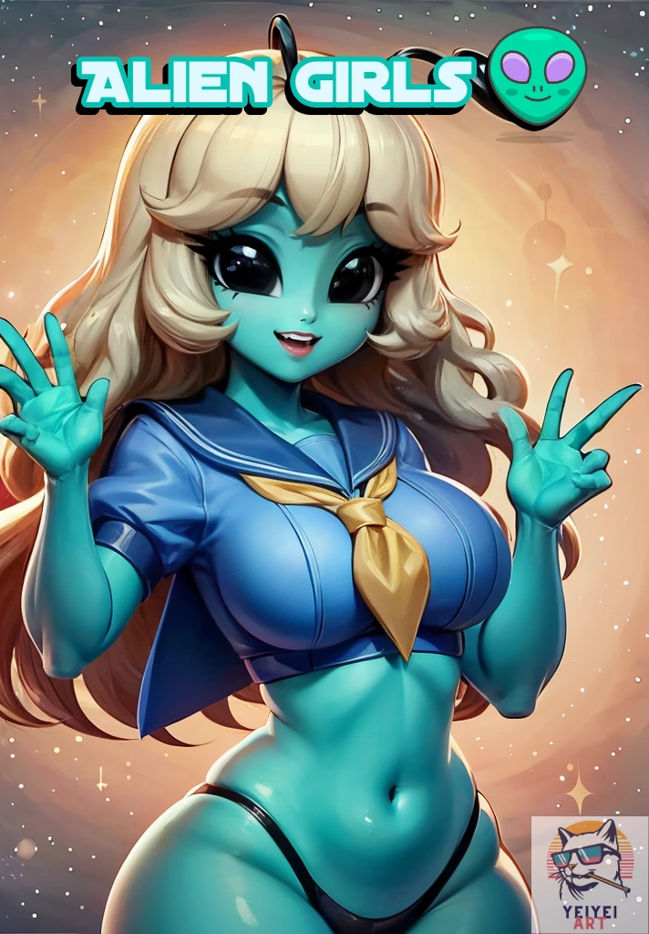 Classic Alien Girls By YeiyeiArt (Concept/Style) v1.0