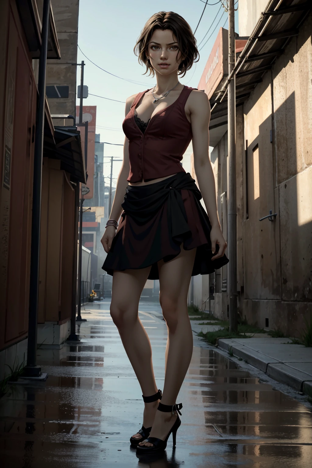 ((ultra detailed, masterpiece, best quality))
<lora:SH4Cynthia:0.8>
SH4Cynthia, 1girl, solo, standing in front of a picturesque landscape, full body, with arms folded