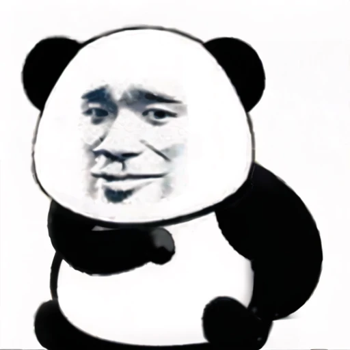 panda, white backgroundï¼(sad:1.5)ï¼<lora:panda_emoji1.5v1:1>