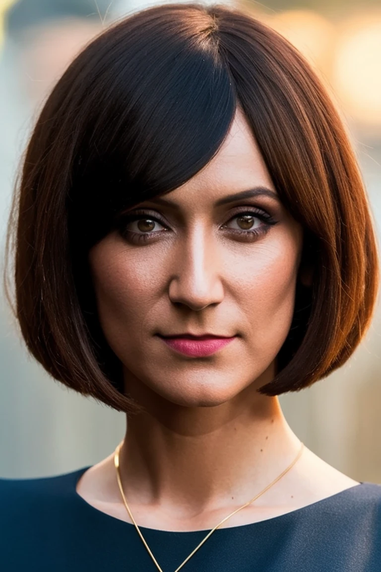 <lora:mondongo_AnaMorgade:0.95> mndngwmn, bob haircut, A stunning intricate full color portrait of a woman, epic character composition, by ilya kuvshinov, alessio albi, nina masic, sharp focus, natural lighting, subsurface scattering, f2, 35mm, film grain