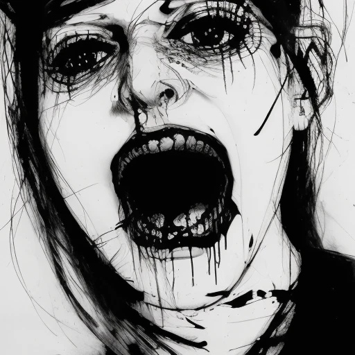 <lora:Depression:0.8> bloody depressive anime girl
