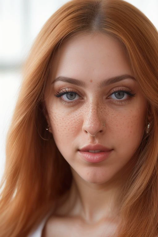 DEN_violetlatte_SG,
(headshot:1.1) portrait on a bright white background, (headshot:1.2), face focus, intricate (beautiful eyes:1.2), (wide open eyes:1.1), Big eyes, clean photo, side lighting, low contrast, low saturation,
bokeh, f1.4, 40mm, photorealistic, raw, 8k, textured skin, skin pores, intricate details <lora:epi_noiseoffset2:1>, epiCRealism