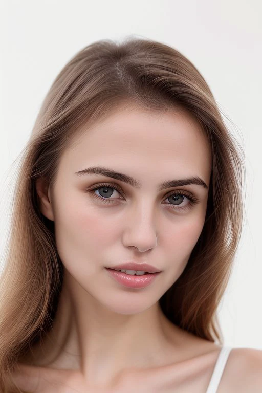 DEN_elle_tan,
(headshot:1.1) portrait on a bright white background, (headshot:1.2), face focus, intricate (beautiful eyes:1.2), (wide open eyes:1.1), Big eyes, clean photo, side lighting, low contrast, low saturation,
bokeh, f1.4, 40mm, photorealistic, raw, 8k, textured skin, skin pores, intricate details <lora:epi_noiseoffset2:1>, epiCRealism