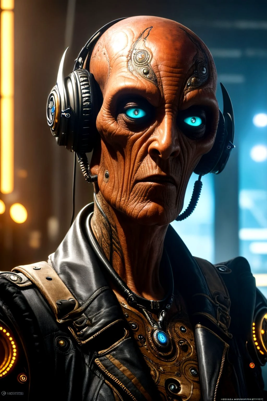 creppy alien hand drawing a human face, in the styles of, digital art, steampunk, high resolution, cybertronic, cyberpunk insanely detailed, patrick woodroffe Rogers style, octane render